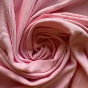 Изображение Трикотаж резинка, кашкорсе, персиково-розовый