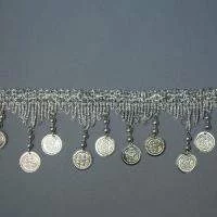 Тесьма с серебряными монетками