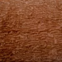 Изображение Мех искусственный коричнево-рыжий, волнистый под каракуль